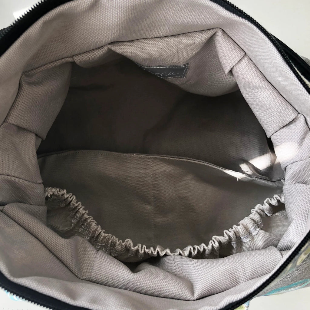 Casual Black Ruched Nylon Convertible Shoulder Crossbody Hobo Bag