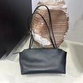 Minimalist Smooth Thin Strap Small Leather Shoulder Crossbody Bag
